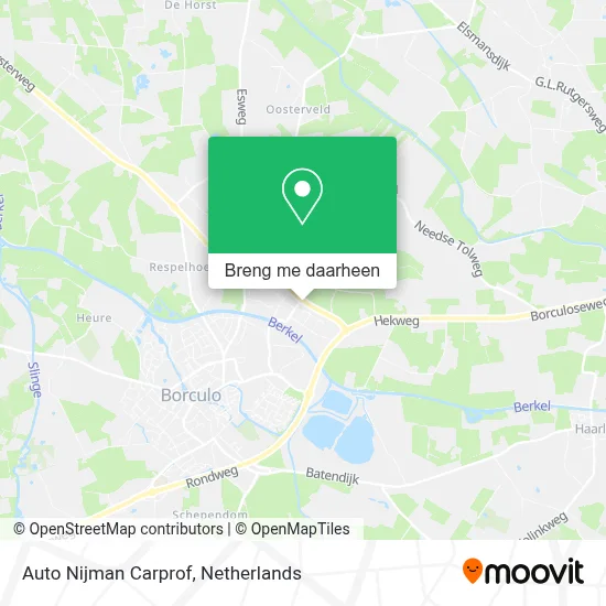 Auto Nijman Carprof kaart