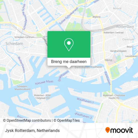 Jysk Rotterdam kaart