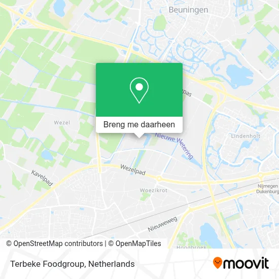 Terbeke Foodgroup kaart