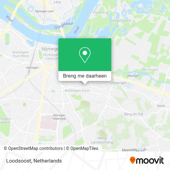 Loodsoost kaart
