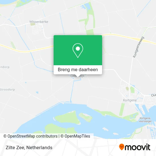 Zilte Zee kaart