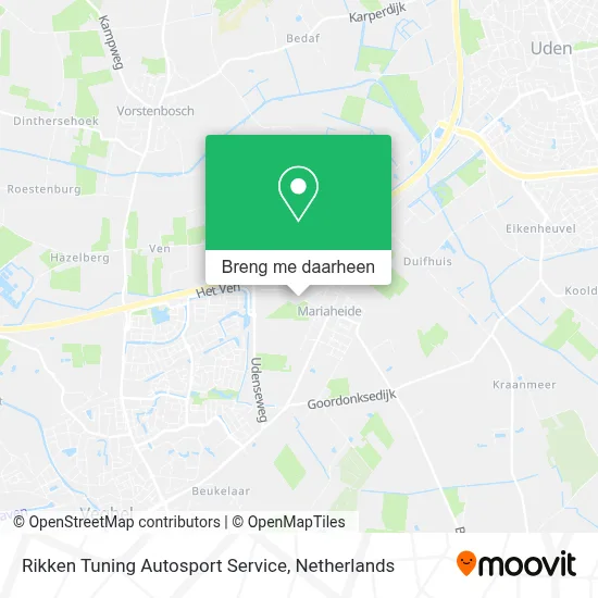 Rikken Tuning Autosport Service kaart