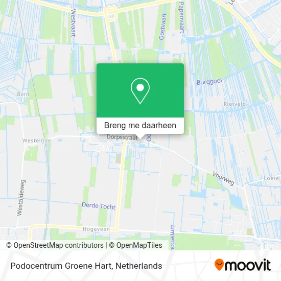 Podocentrum Groene Hart kaart