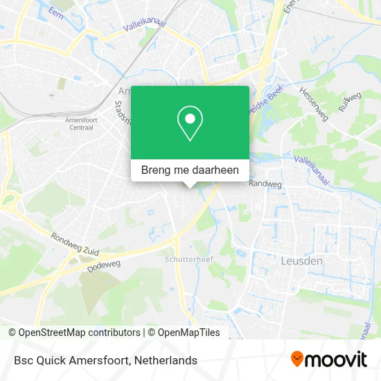 Bsc Quick Amersfoort kaart