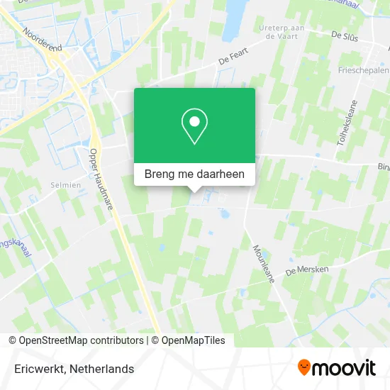 Ericwerkt kaart