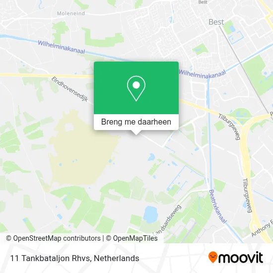 11 Tankbataljon Rhvs kaart