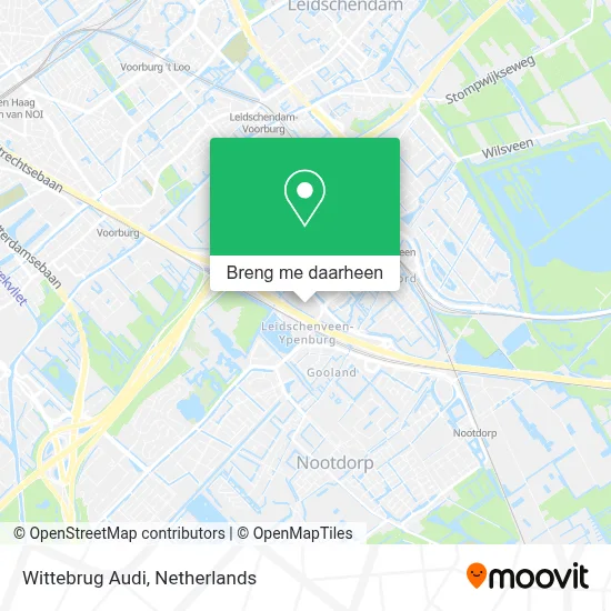 Wittebrug Audi kaart