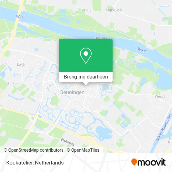 Kookatelier kaart