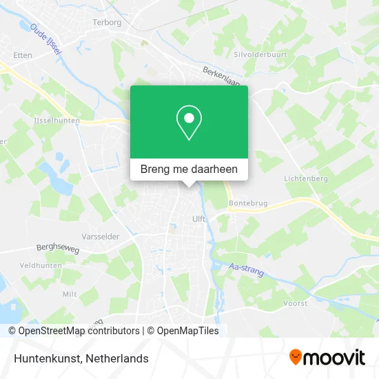 Huntenkunst kaart