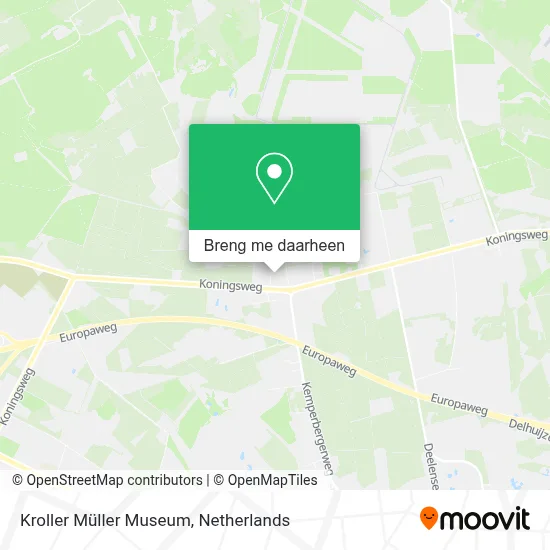 Kroller Müller Museum kaart