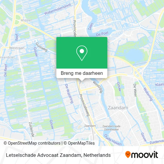 Letselschade Advocaat Zaandam kaart