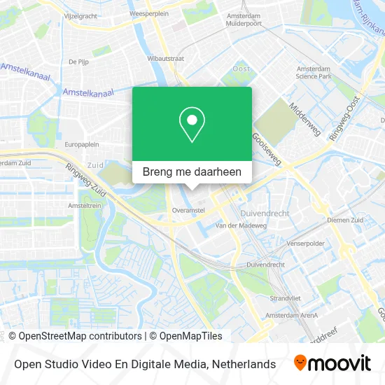 Open Studio Video En Digitale Media kaart