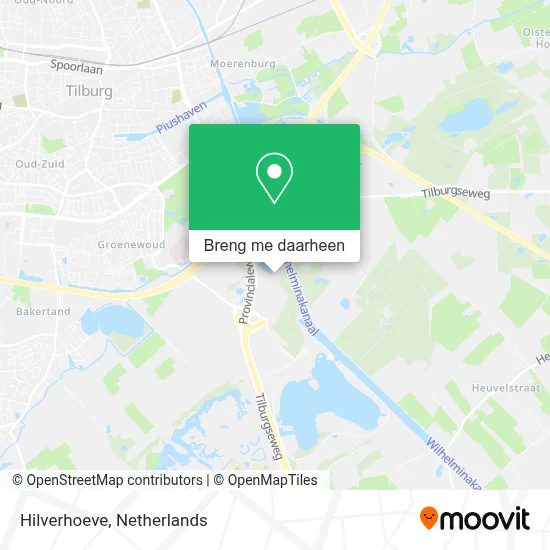 Hilverhoeve kaart