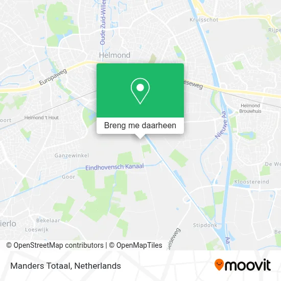 Manders Totaal kaart