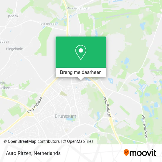 Auto Ritzen kaart