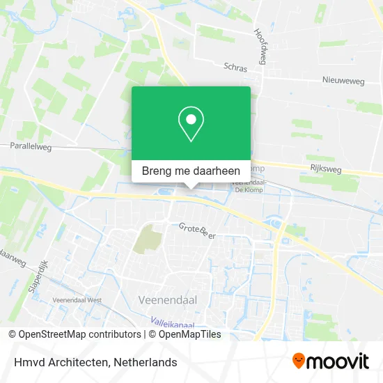 Hmvd Architecten kaart