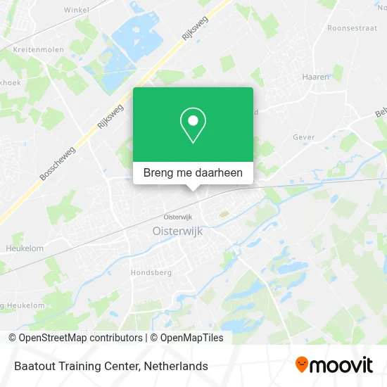 Baatout Training Center kaart