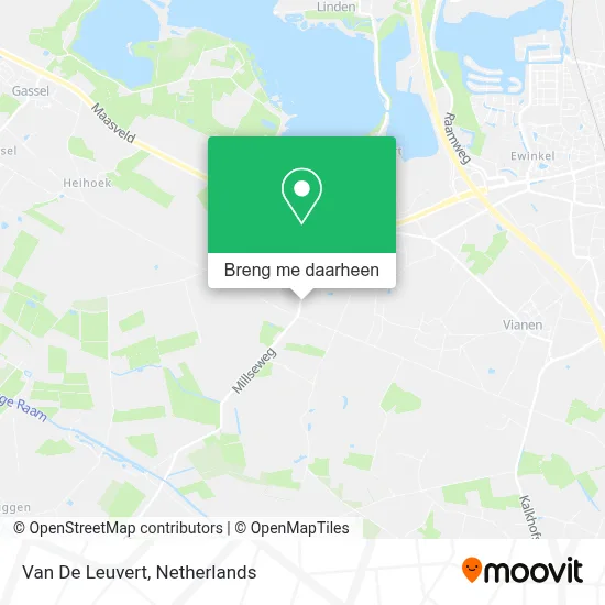 Van De Leuvert kaart