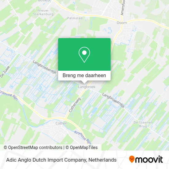 Adic Anglo Dutch Import Company kaart