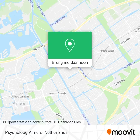 Psycholoog Almere kaart