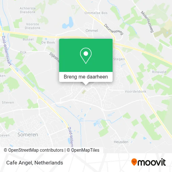 Cafe Angel kaart