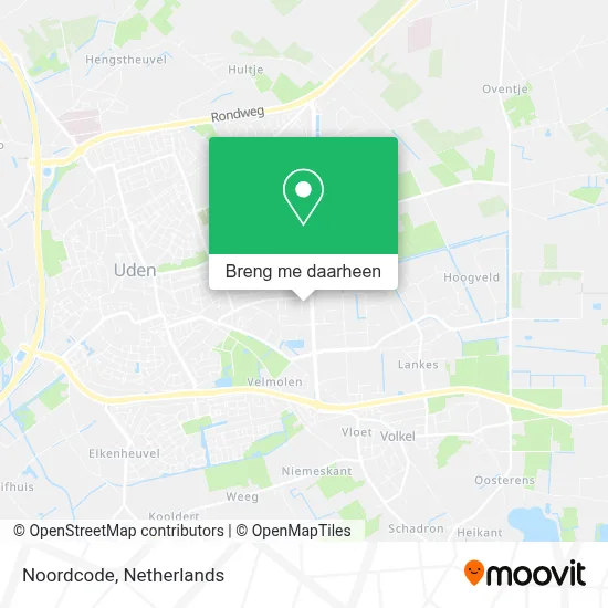 Noordcode kaart