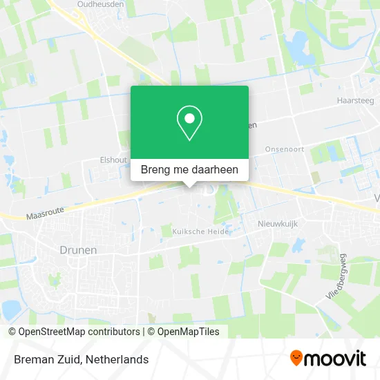 Breman Zuid kaart