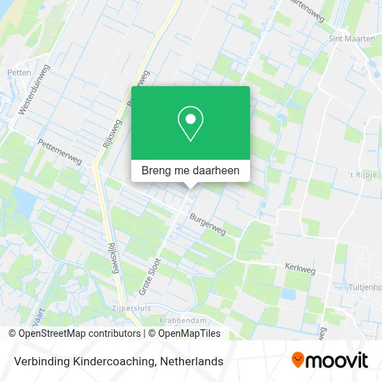 Verbinding Kindercoaching kaart