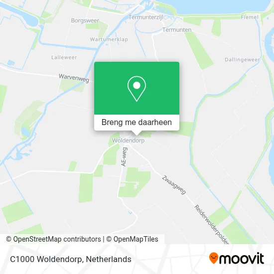 C1000 Woldendorp kaart