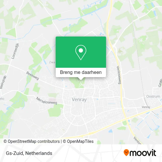 Gs-Zuid kaart