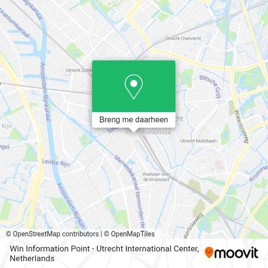 Win Information Point - Utrecht International Center kaart