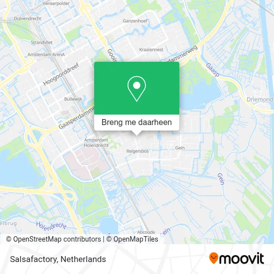 Salsafactory kaart