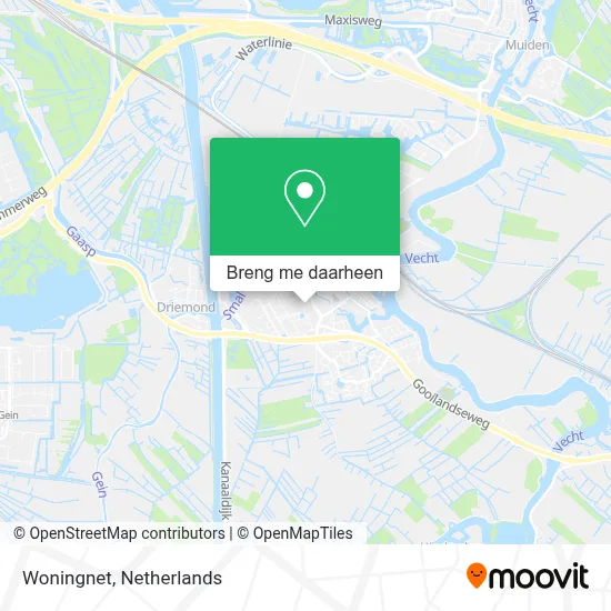 Woningnet kaart