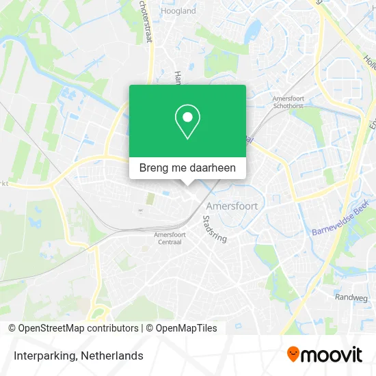 Interparking kaart