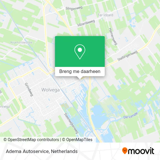 Adema Autoservice kaart