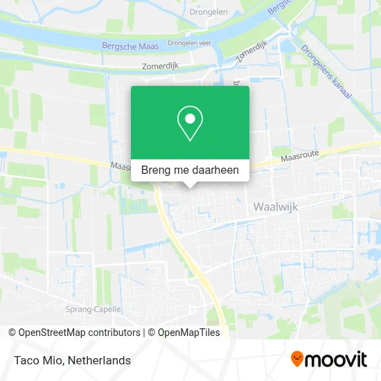 Taco Mio kaart