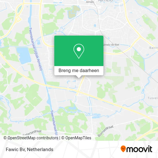 Fawic Bv kaart