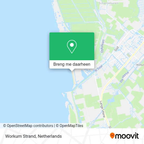 Workum Strand kaart