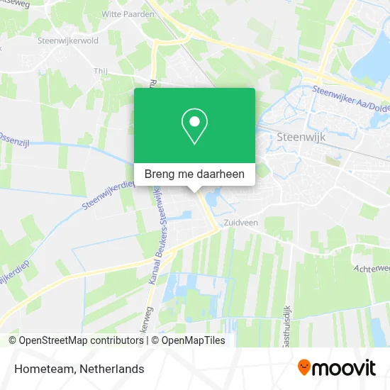 Hometeam kaart