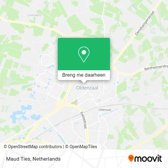 Maud Ties kaart