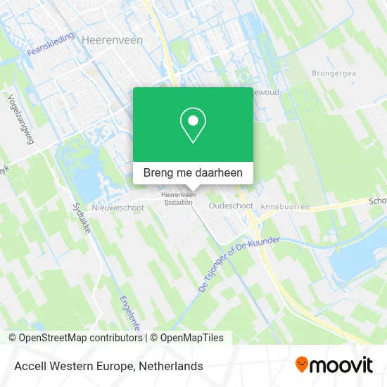Accell Western Europe kaart