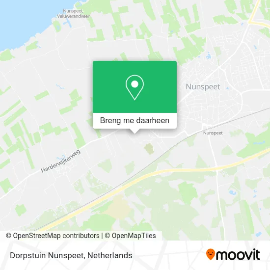 Dorpstuin Nunspeet kaart