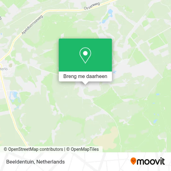 Beeldentuin kaart