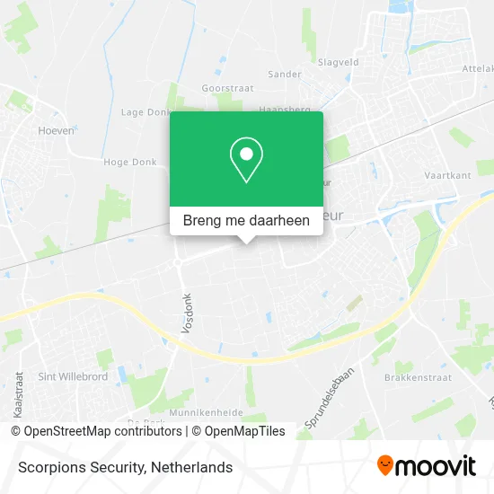 Scorpions Security kaart