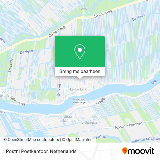 Postnl Postkantoor kaart