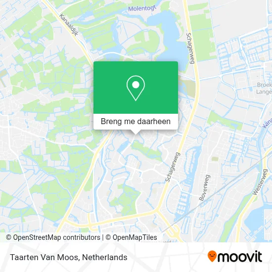 Taarten Van Moos kaart