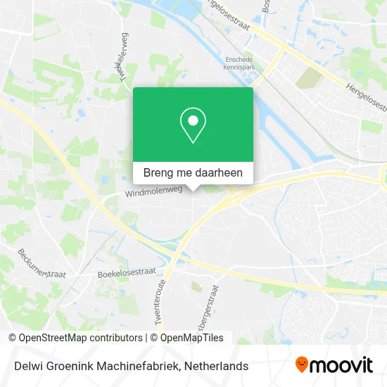 Delwi Groenink Machinefabriek kaart