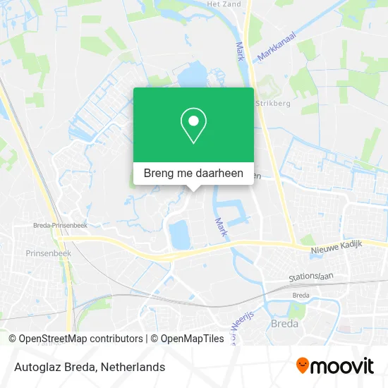 Autoglaz Breda kaart