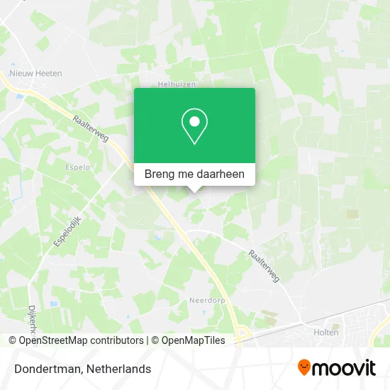 Dondertman kaart