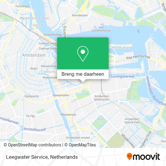 Leegwater Service kaart